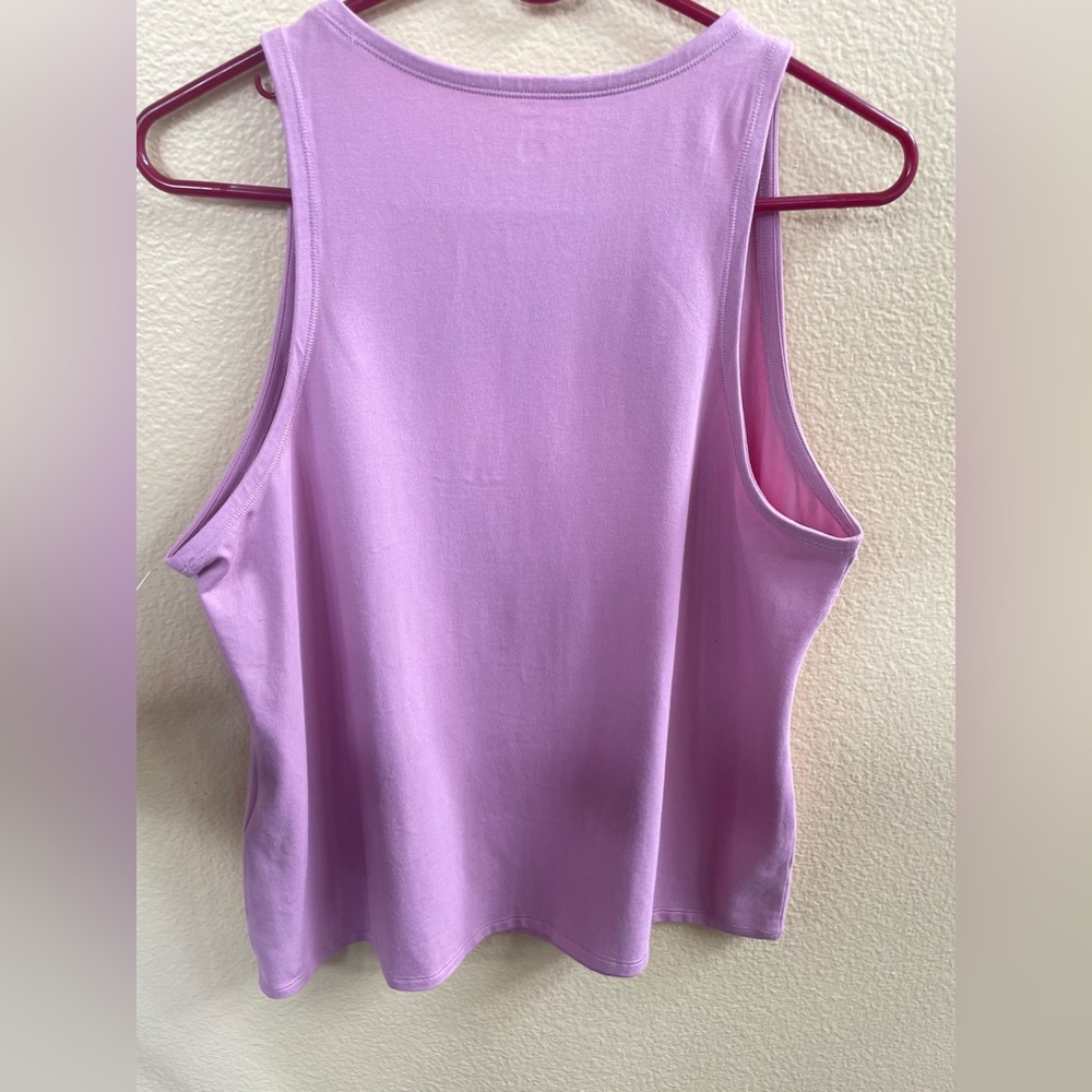 Eileen Fisher- “Round Neck Slim Tank” In Magnolia- Size Large NWT! - Picture 6 of 8